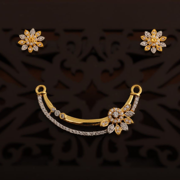 Diamond m.s pendant set by Aaj Gold Palace
