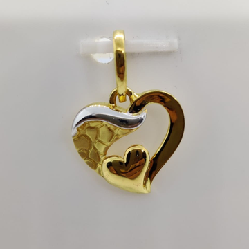 22kt gold cz fancy pendant by Aaj Gold Palace