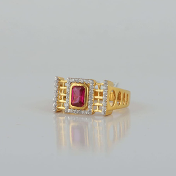 fancy Stone seeting ring by Aaj Gold Palace
