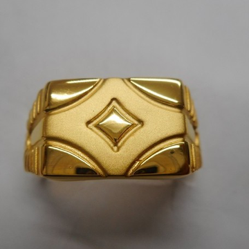 22 kt gold casting gents ring by Aaj Gold Palace