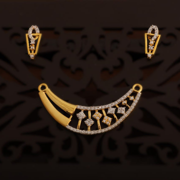 m.s.fancy pendant set by Aaj Gold Palace