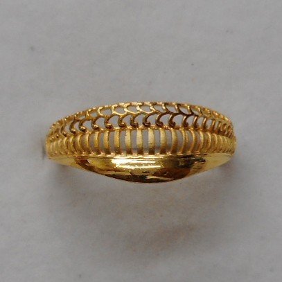 22 kt gold casting ring