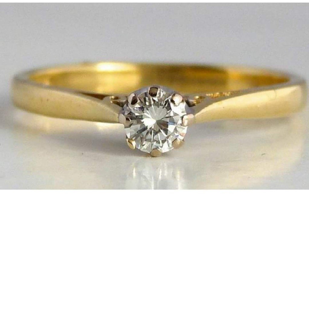 singal diamond ring