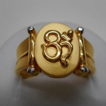 Buy quality 18k rose gold fancy gents ring in Mumbai
