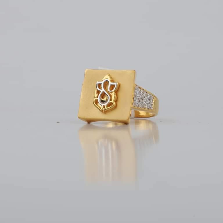 Buy Designer Shree Ganesh Mens Diamond Ring - Joyalukkas