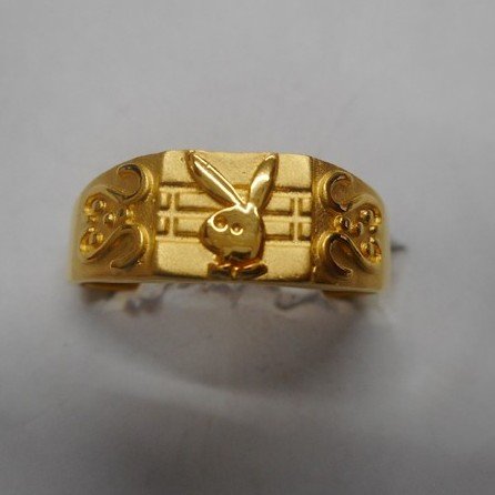 Diya Chain Regular Micro gold plated Mens Ring, Weight: 0.30 at Rs  100/piece in Rajkot